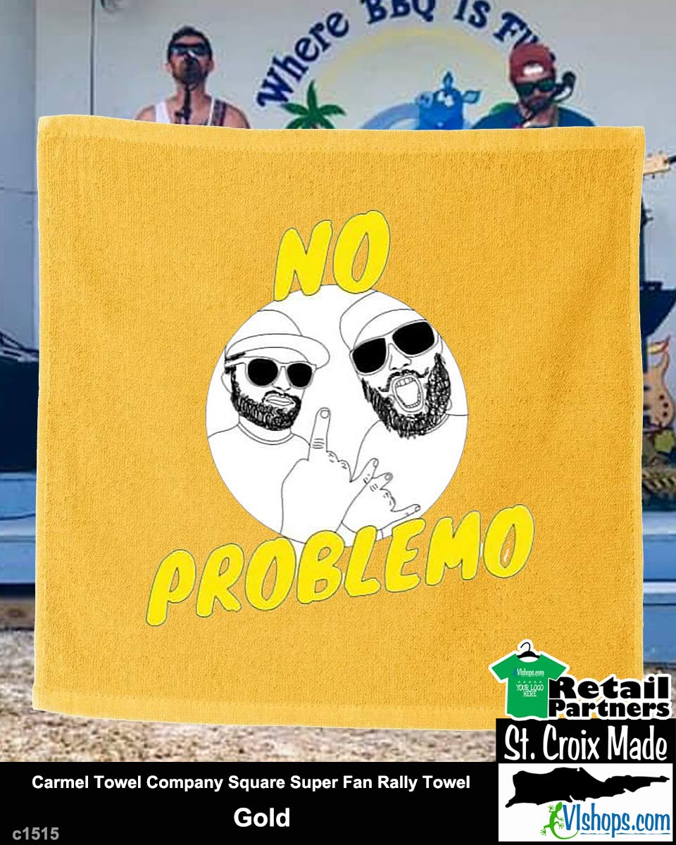 No Problemo - Carmel Towel Company C1515 Square Super Fan Rally Towel