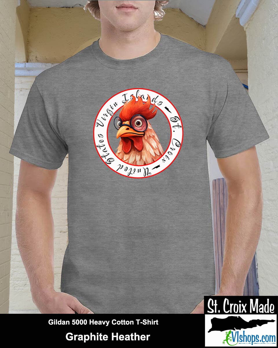 Chicken - Gildan 5000 5.3 oz Heavy Cotton T-Shirt