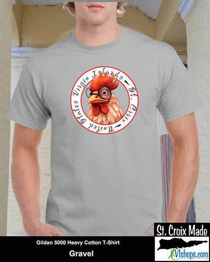 Chicken - Gildan 5000 5.3 oz Heavy Cotton T-Shirt