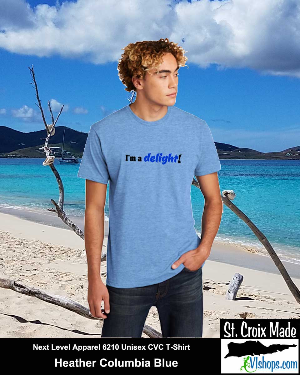 I'm a delight - Next Level Apparel 6210 Unisex CVC T-Shirt