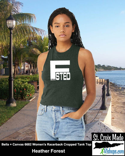 FSTED - Bella + Canvas 6682 Women's Racerback Cropped Tank Top