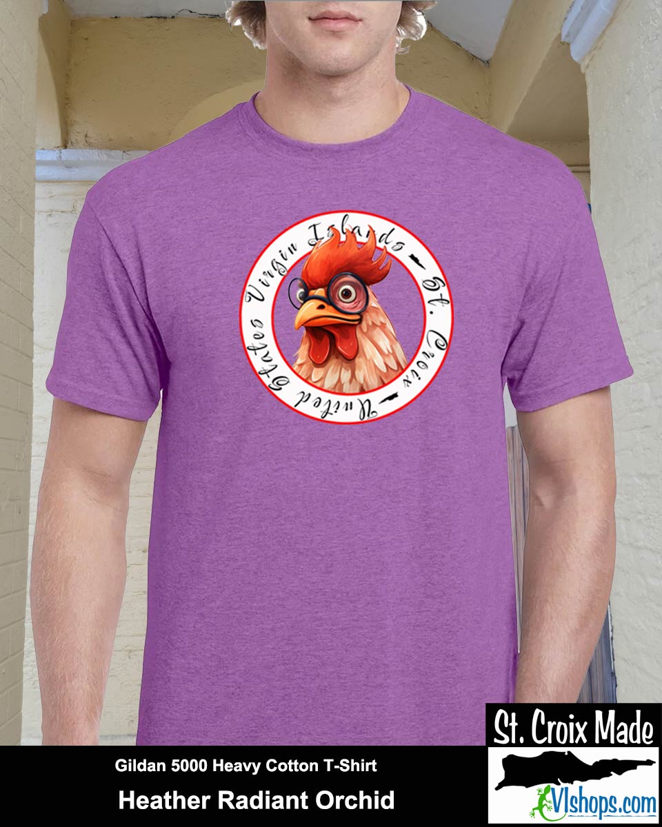 Chicken - Gildan 5000 5.3 oz Heavy Cotton T-Shirt