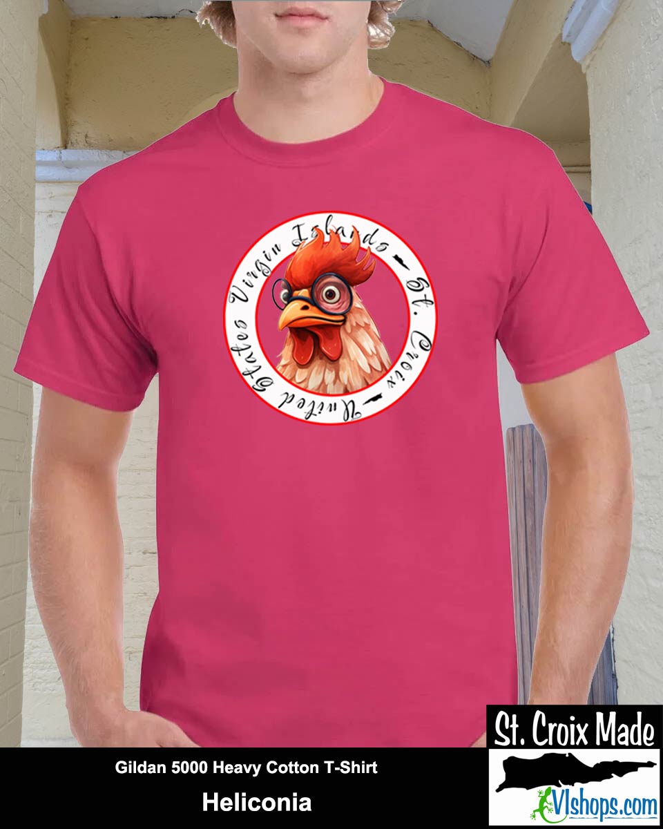 Chicken - Gildan 5000 5.3 oz Heavy Cotton T-Shirt