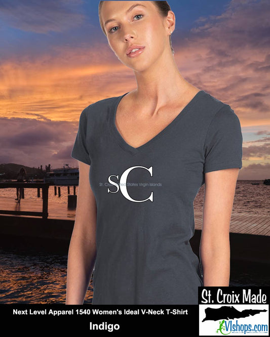 SC - Elegant - Next Level Apparel 1540 Women's Ideal V-Neck T-Shirt