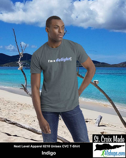 I'm a delight - Next Level Apparel 6210 Unisex CVC T-Shirt