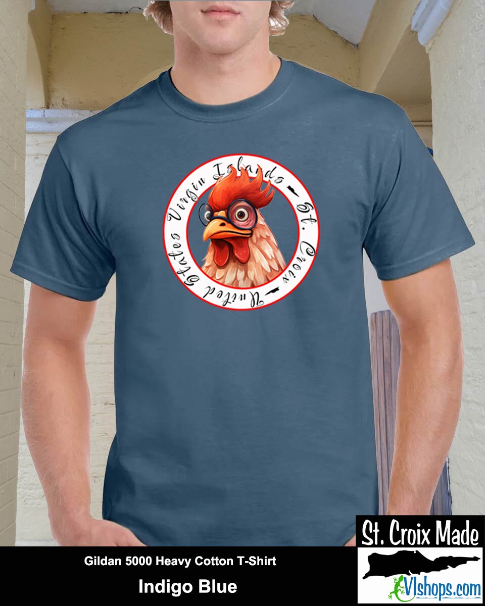 Chicken - Gildan 5000 5.3 oz Heavy Cotton T-Shirt