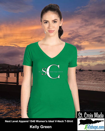 SC - Elegant - Next Level Apparel 1540 Women's Ideal V-Neck T-Shirt