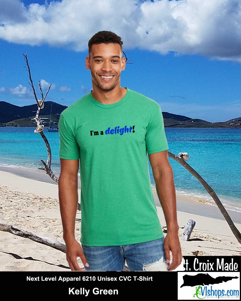 I'm a delight - Next Level Apparel 6210 Unisex CVC T-Shirt