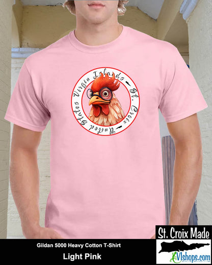 Chicken - Gildan 5000 5.3 oz Heavy Cotton T-Shirt