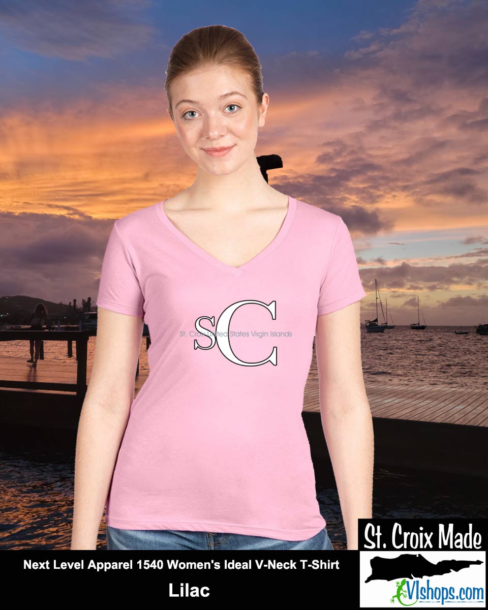 SC - Elegant - Next Level Apparel 1540 Women's Ideal V-Neck T-Shirt