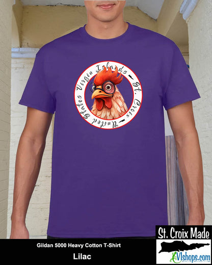 Chicken - Gildan 5000 5.3 oz Heavy Cotton T-Shirt