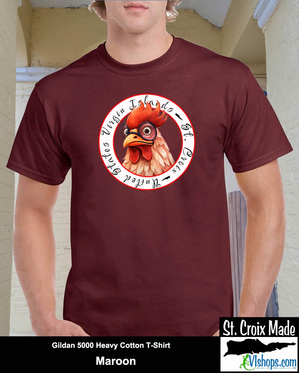 Chicken - Gildan 5000 5.3 oz Heavy Cotton T-Shirt