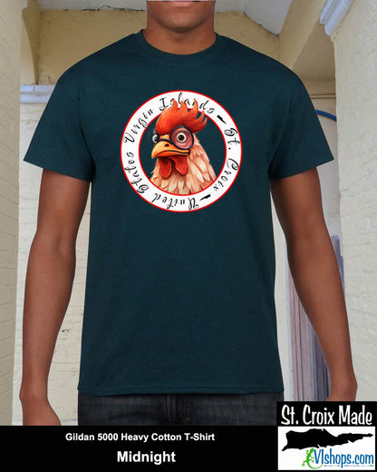 Chicken - Gildan 5000 5.3 oz Heavy Cotton T-Shirt