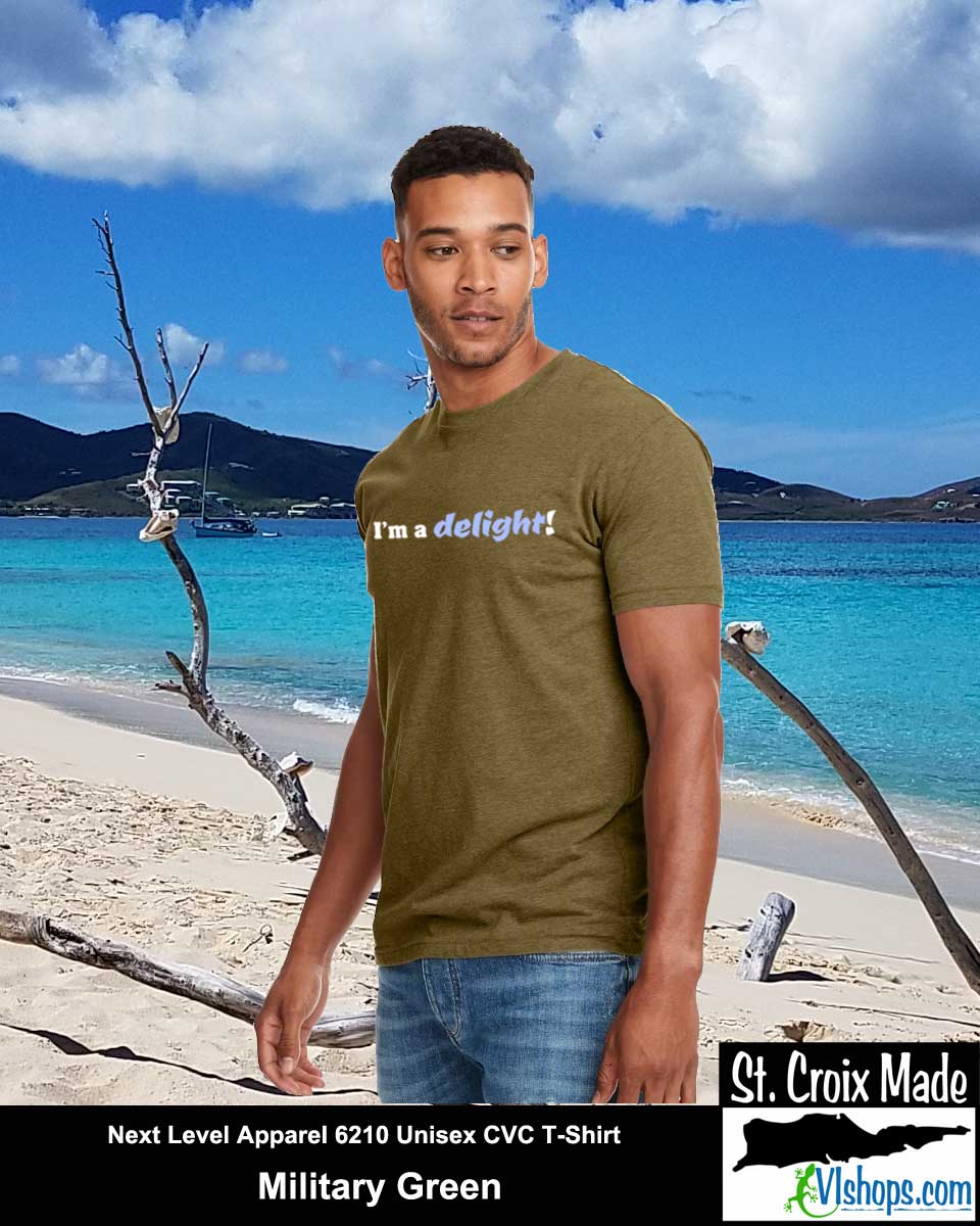 I'm a delight - Next Level Apparel 6210 Unisex CVC T-Shirt