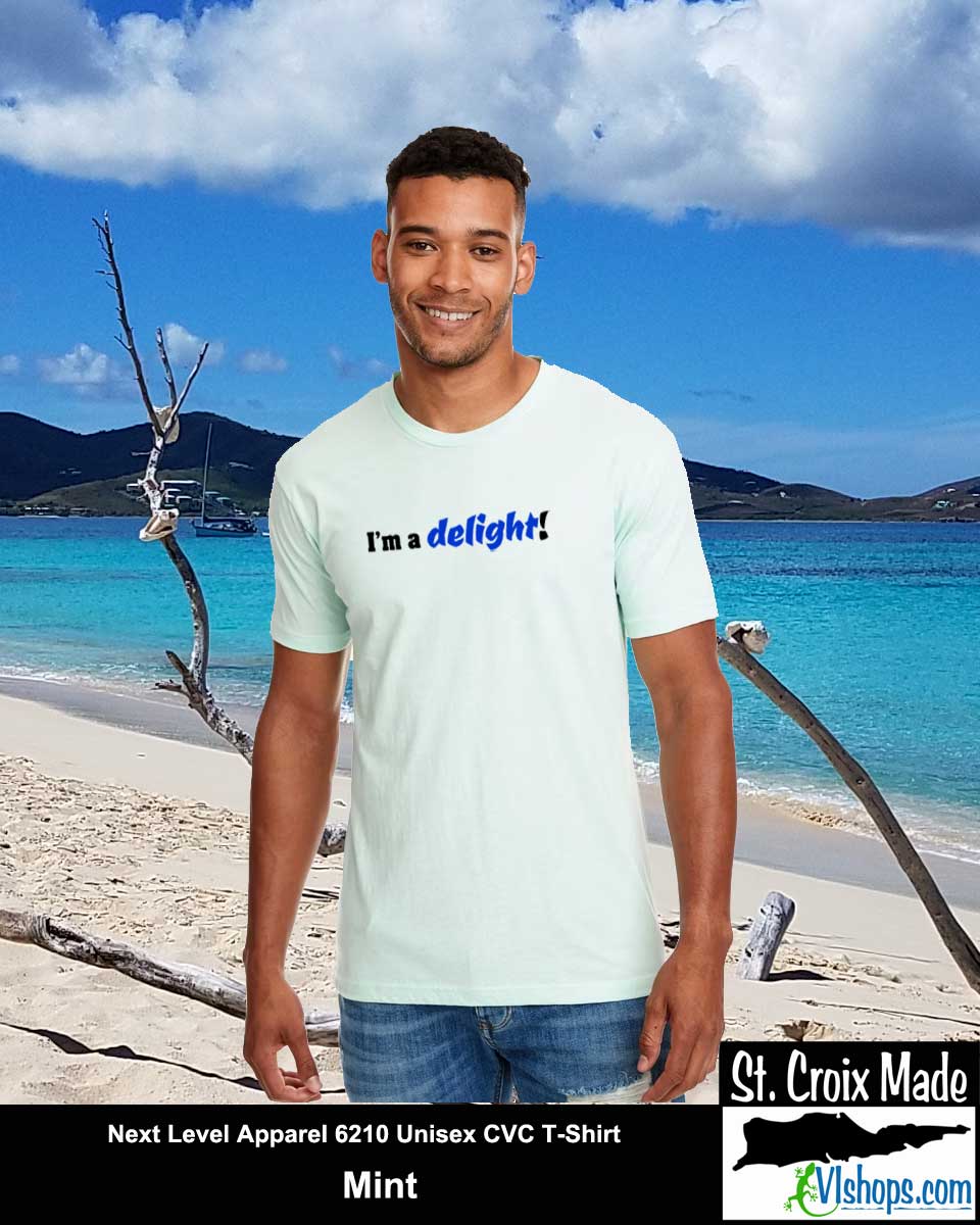 I'm a delight - Next Level Apparel 6210 Unisex CVC T-Shirt