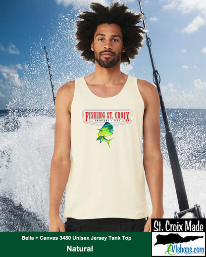 Fishing St. Croix - 3480 Bella + Canvas Unisex Jersey Tank Top