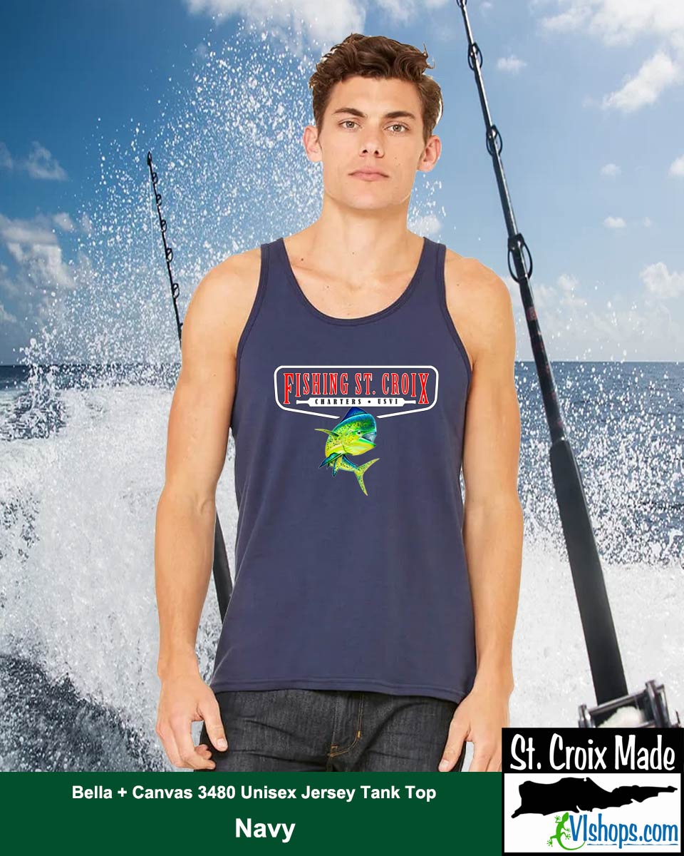 Fishing St. Croix - 3480 Bella + Canvas Unisex Jersey Tank Top