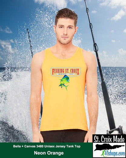 Fishing St. Croix - 3480 Bella + Canvas Unisex Jersey Tank Top