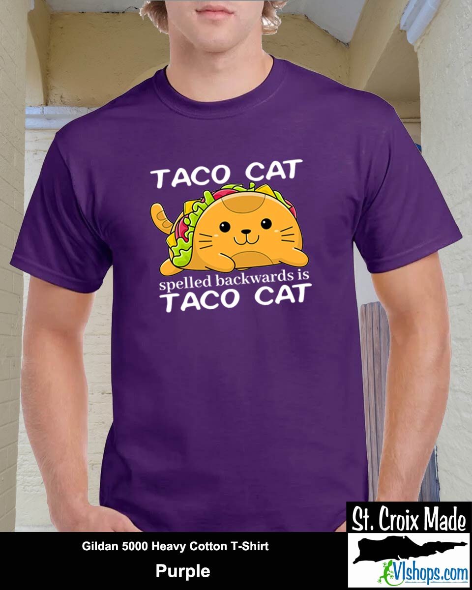 Taco Cat - Gildan 5000 Heavy Cotton T-Shirt