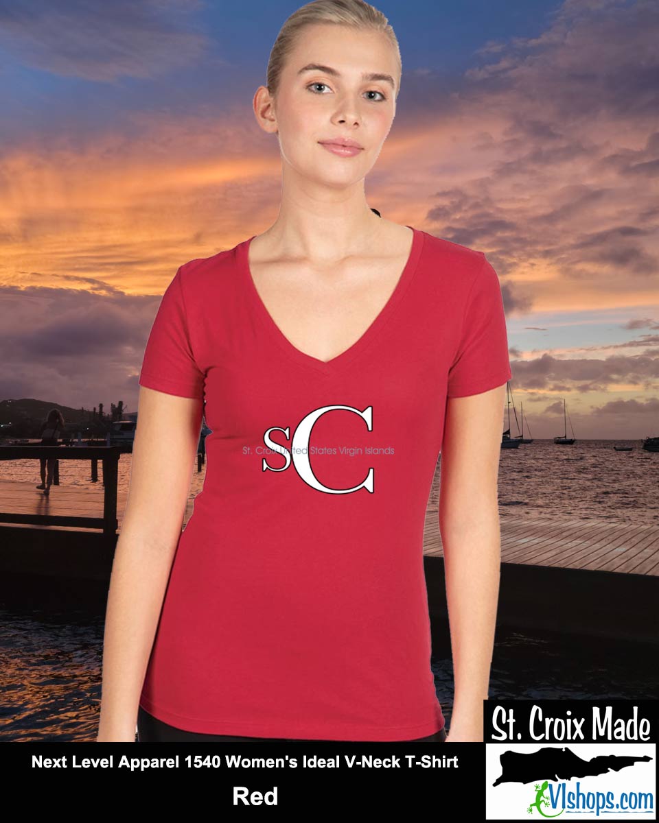 SC - Elegant - Next Level Apparel 1540 Women's Ideal V-Neck T-Shirt