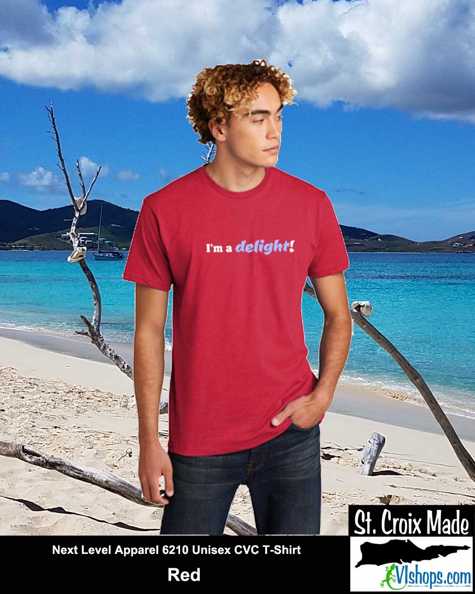 I'm a delight - Next Level Apparel 6210 Unisex CVC T-Shirt