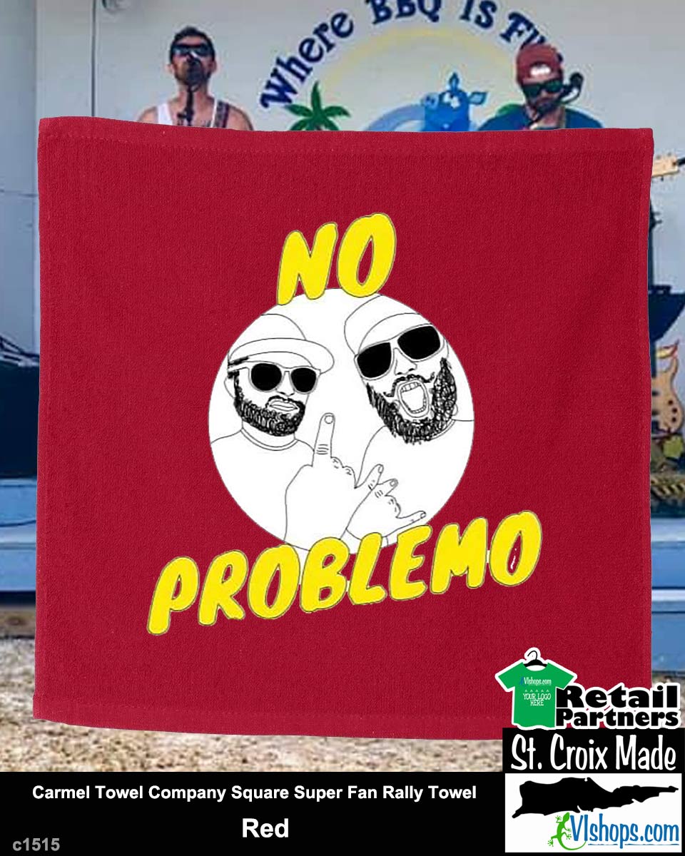 No Problemo - Carmel Towel Company C1515 Square Super Fan Rally Towel