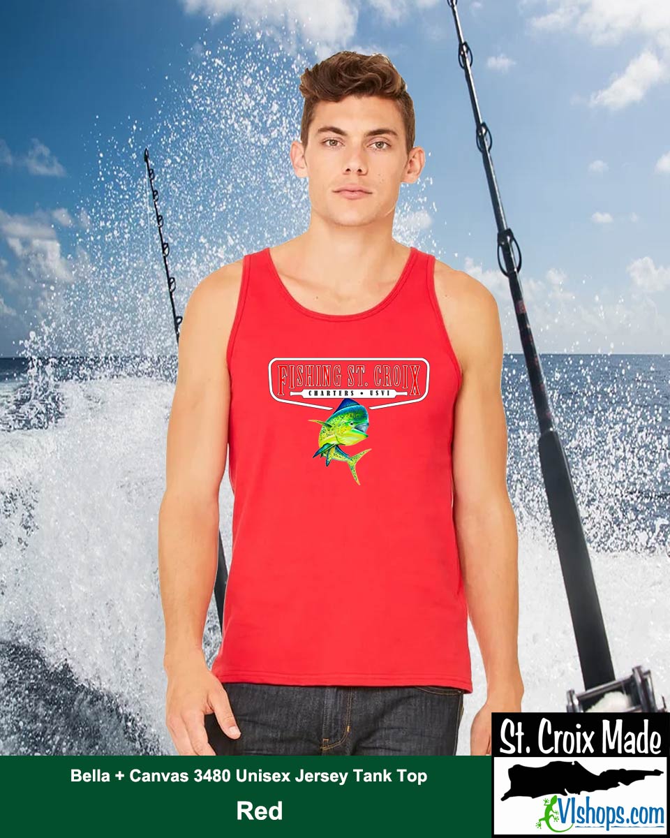 Fishing St. Croix - 3480 Bella + Canvas Unisex Jersey Tank Top