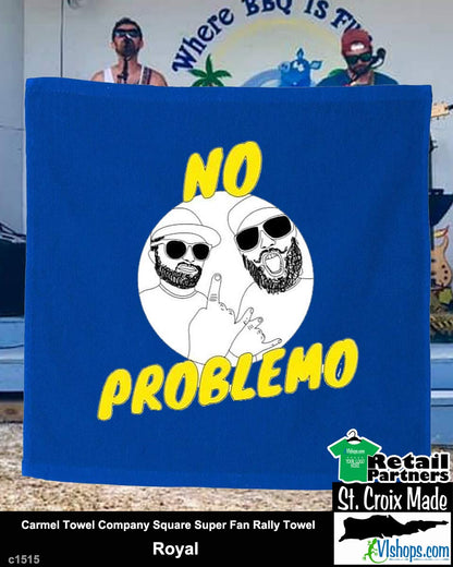 No Problemo - Carmel Towel Company C1515 Square Super Fan Rally Towel