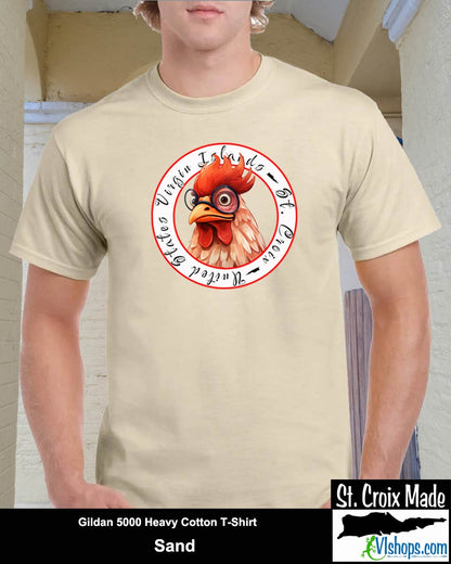 Chicken - Gildan 5000 5.3 oz Heavy Cotton T-Shirt