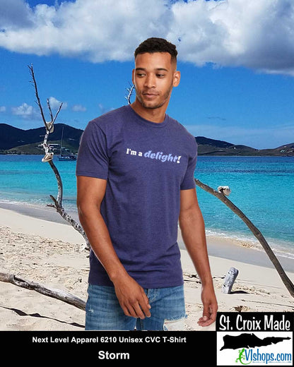 I'm a delight - Next Level Apparel 6210 Unisex CVC T-Shirt