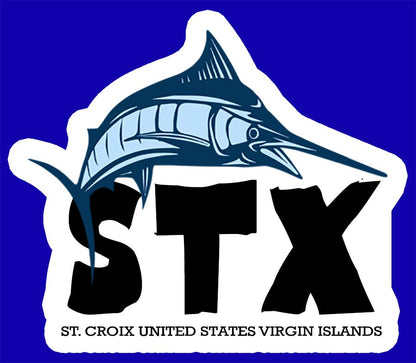 STX Marlin - 3 x 2.6 Die Cut Sticker