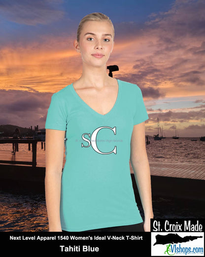 SC - Elegant - Next Level Apparel 1540 Women's Ideal V-Neck T-Shirt