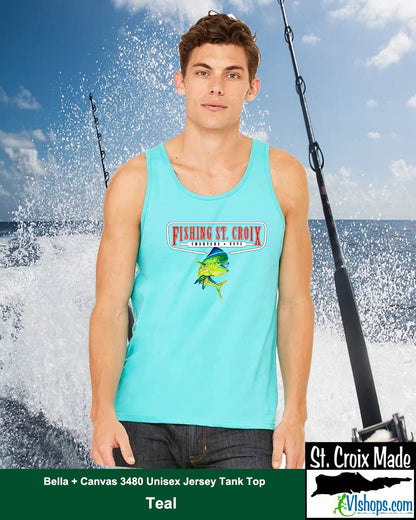 Fishing St. Croix - 3480 Bella + Canvas Unisex Jersey Tank Top