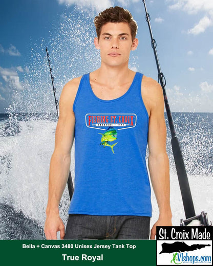 Fishing St. Croix - 3480 Bella + Canvas Unisex Jersey Tank Top