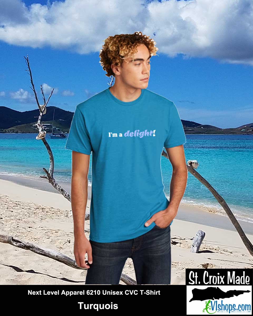 I'm a delight - Next Level Apparel 6210 Unisex CVC T-Shirt