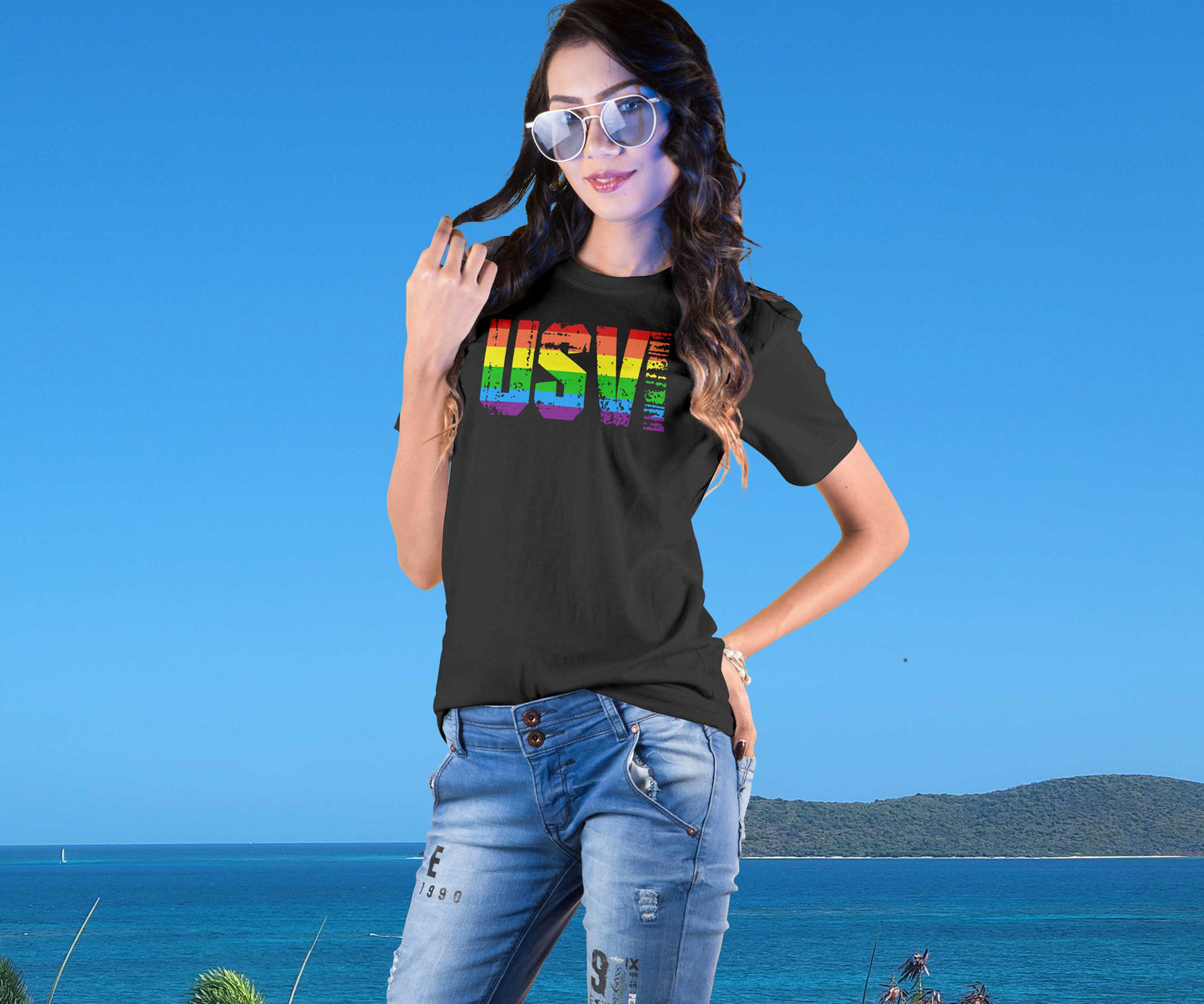 USVI Rainbow Design