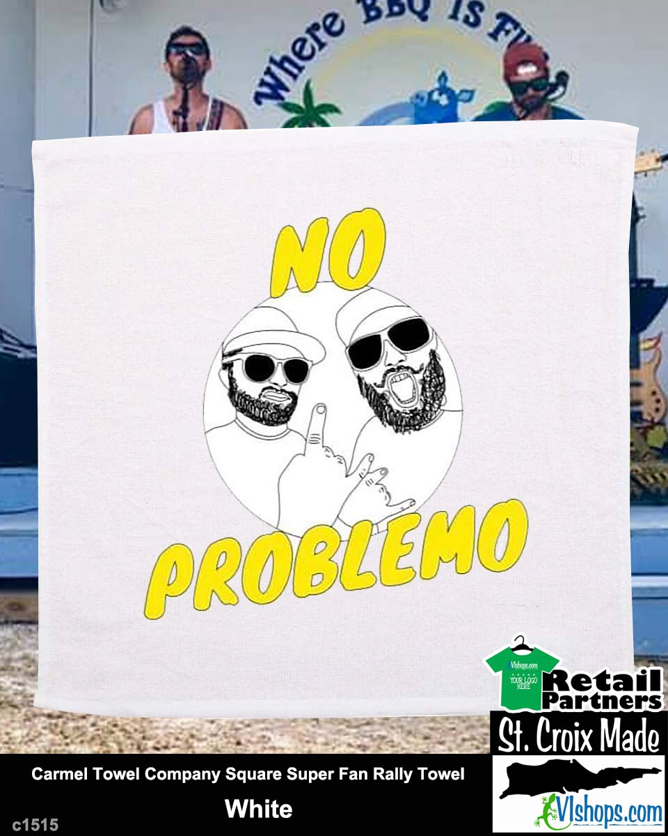 No Problemo - Carmel Towel Company C1515 Square Super Fan Rally Towel