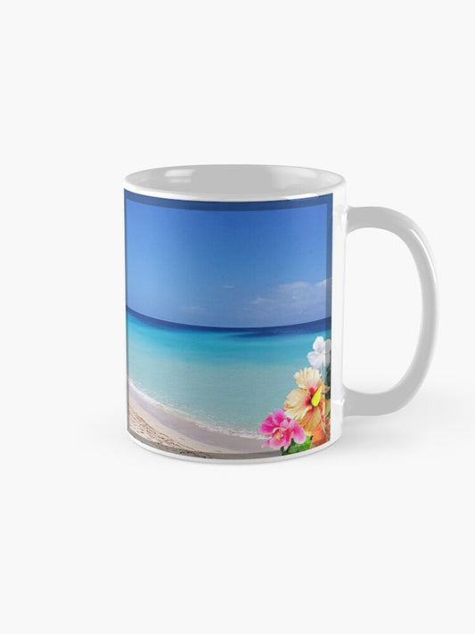 Greetings from St Croix beach and saying - 11 oz mug