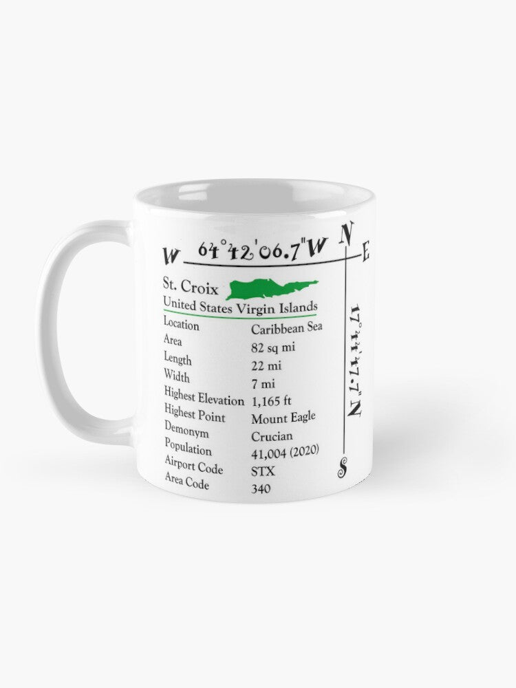 St Croix Demographics - 11 oz Mug