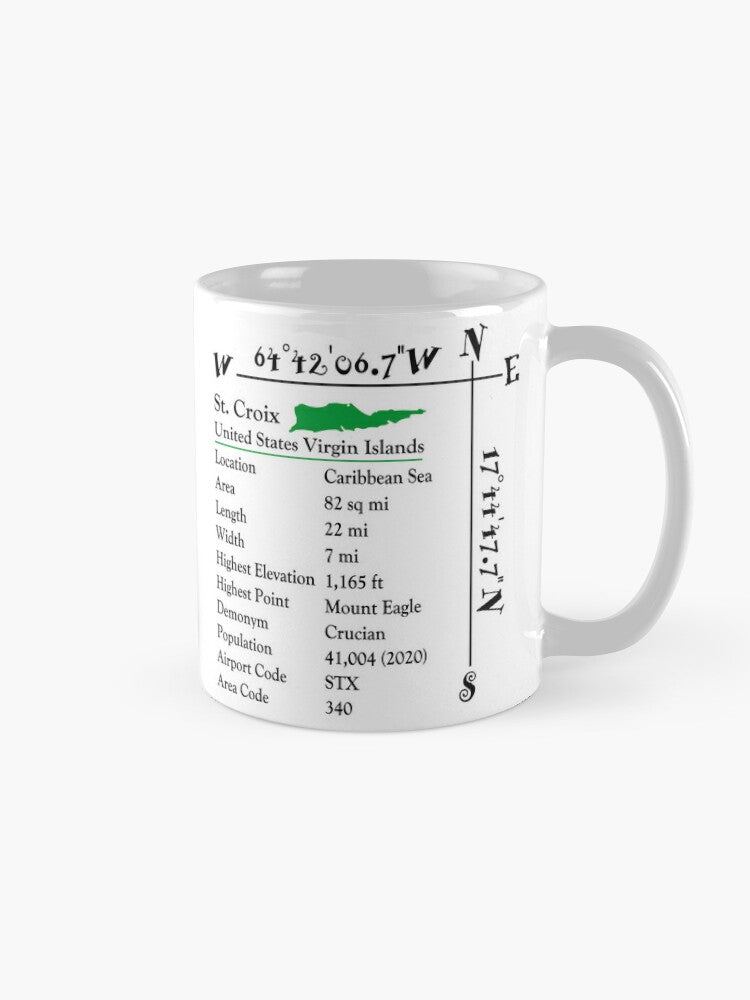 St Croix Demographics - 11 oz Mug