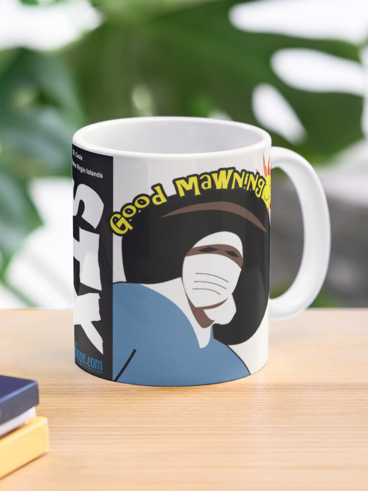 Moko Jumbie Face - Good Mahning - 11 oz Mug