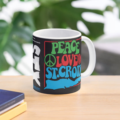 Peace Love St. Croix - 11 oz mug