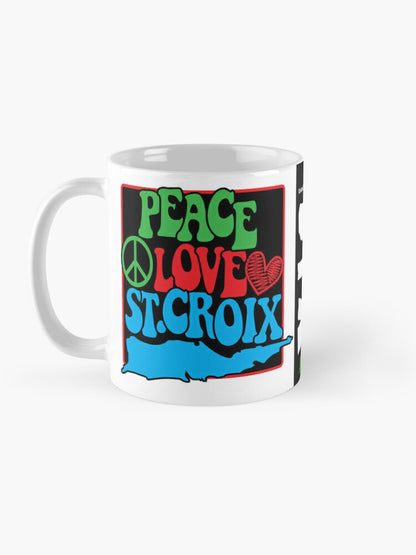 Peace Love St. Croix - 11 oz mug