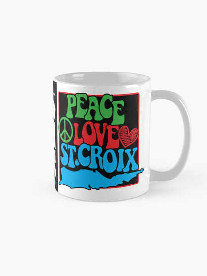 Peace Love St. Croix - 11 oz mug